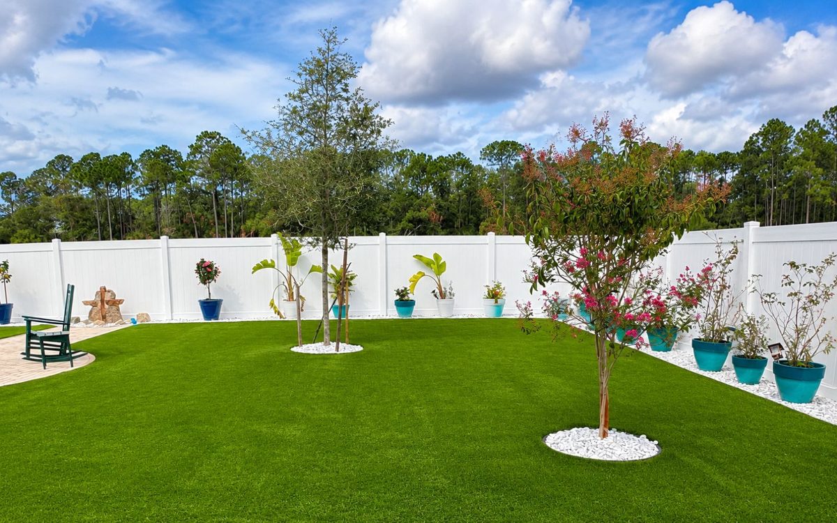 Titusville Backyard Makeover — Rhino Grass artificial turf project (3)