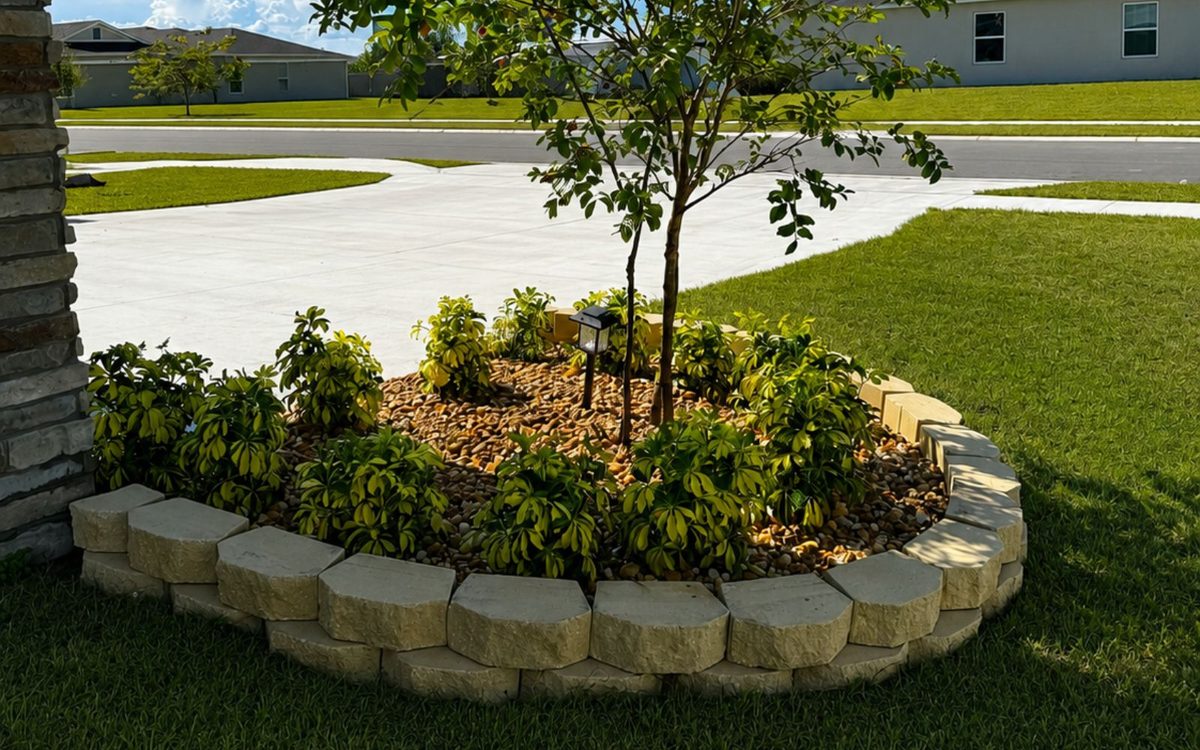 Titusville Front Yard Revamp — Rhino Grass artificial turf project (3)