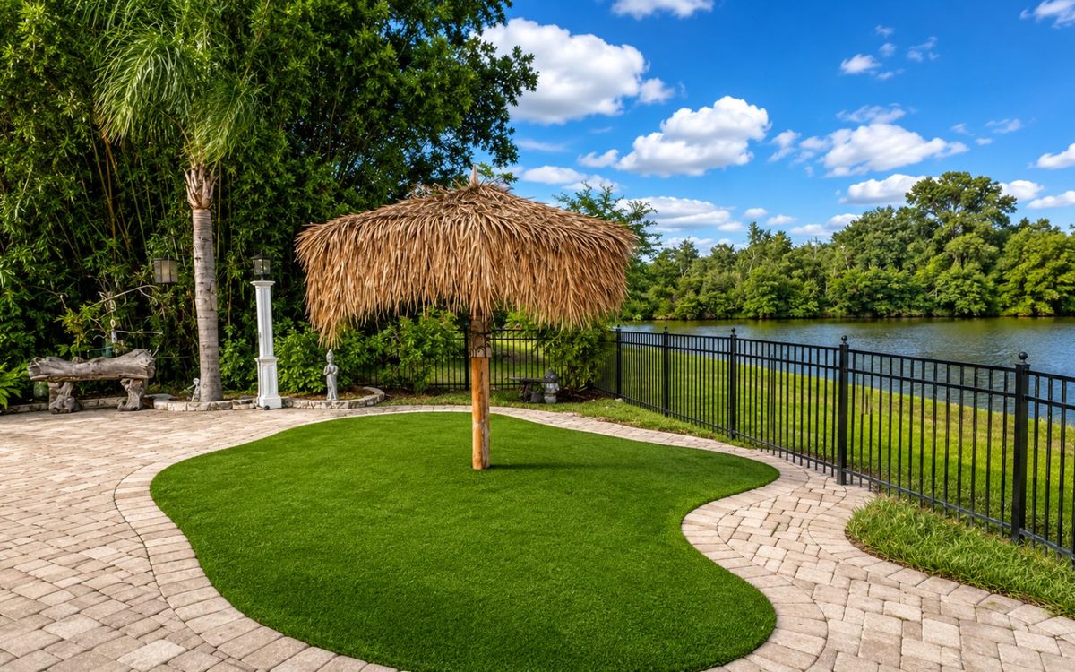 Kissimmee Lakeside Turf — Rhino Grass artificial turf project (1)