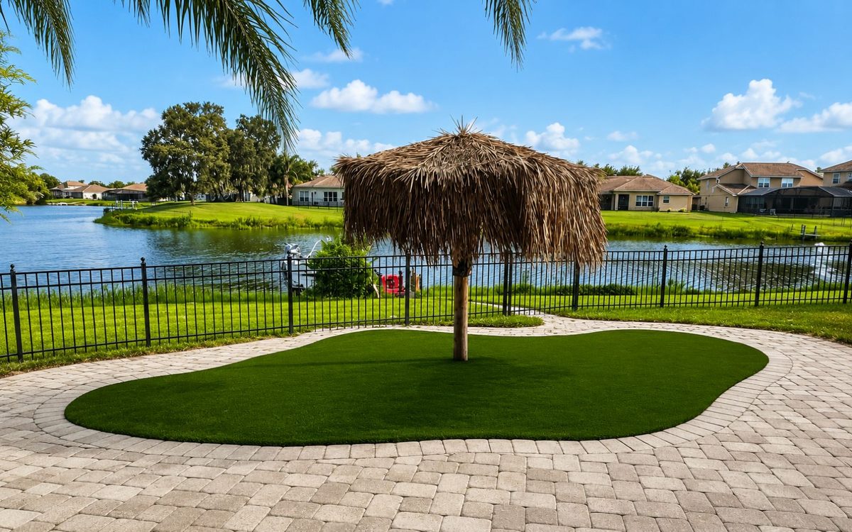 Kissimmee Lakeside Turf — Rhino Grass artificial turf project (2)